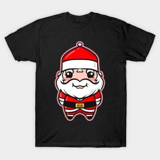 Kawaii Xmas Christmas Tree Ball Globe Santa Christmas T-Shirt